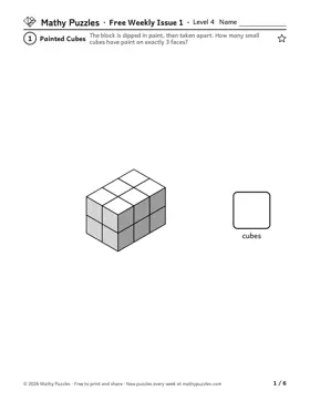 A page from the Level 4 puzzles